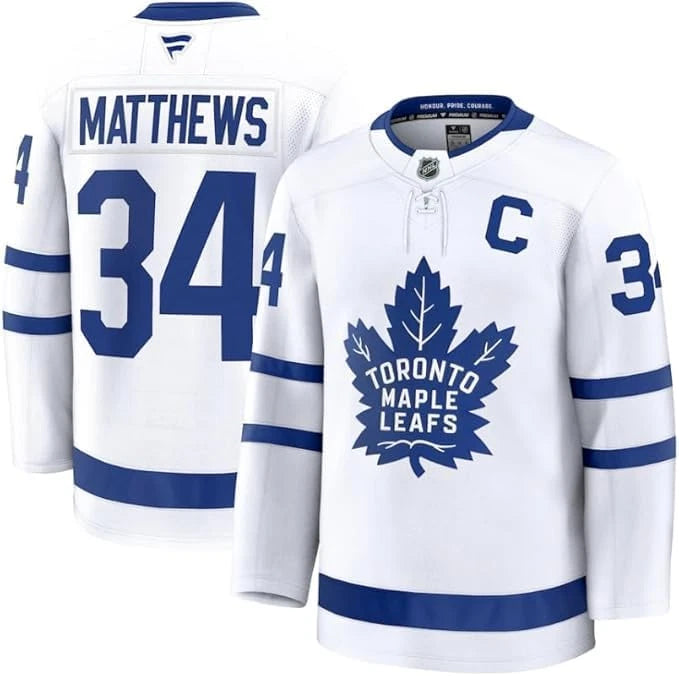 Auston Matthews #34 Toronto Maple Leafs Fanatics Jersey - White