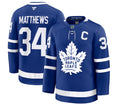 Auston Matthews #34 Toronto Maple Leafs Fanatics Premium Jersey - Blue