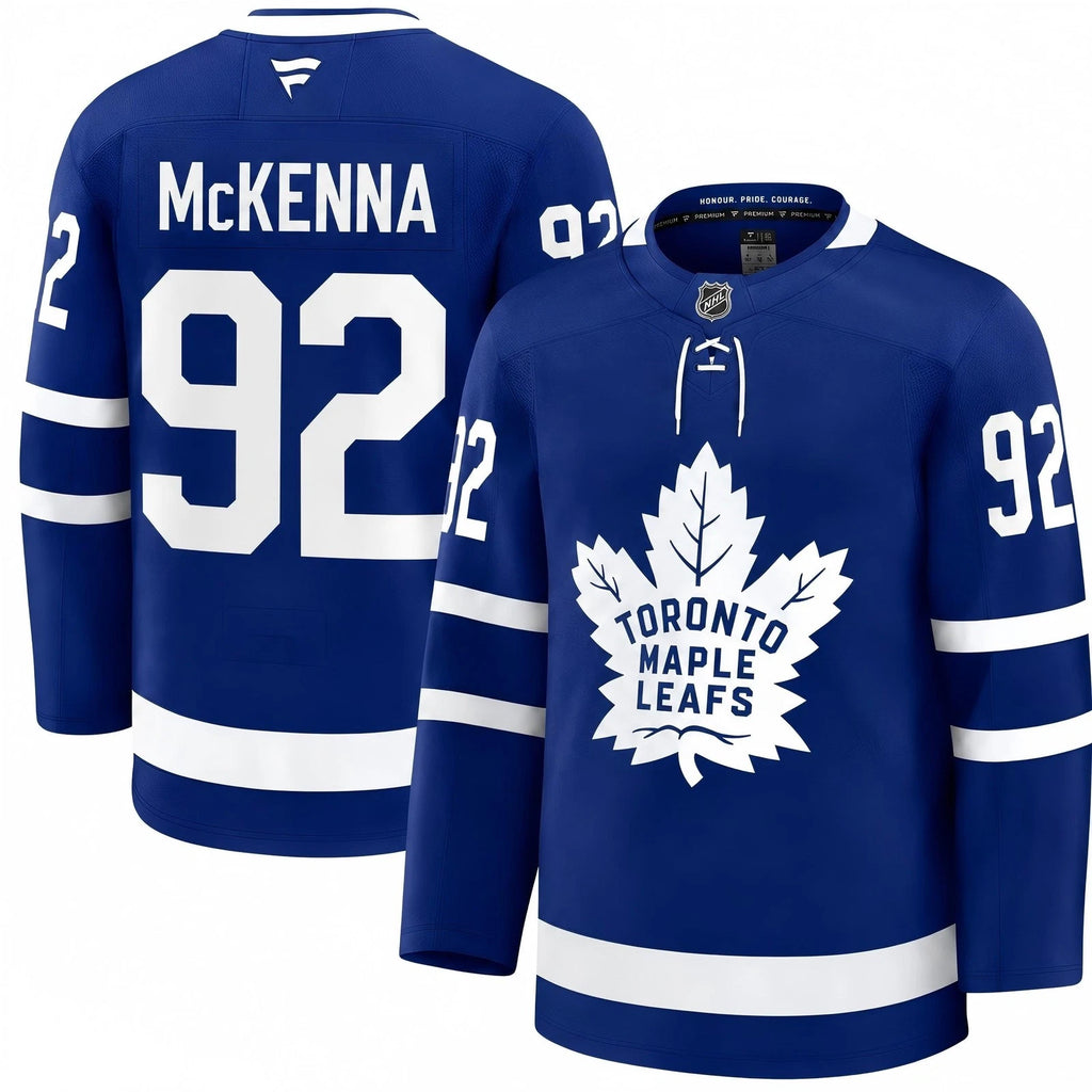 Gavin McKenna #92 Toronto Maple Leafs Fanatics Premium Jersey - Blue