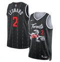 Kawhi Leonard #2 Toronto Raptors Authentic Nike Stitched Jersey - Black