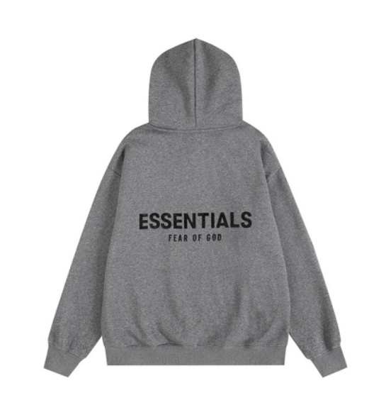Fear of God Essentials Hoodie - Grey/Black