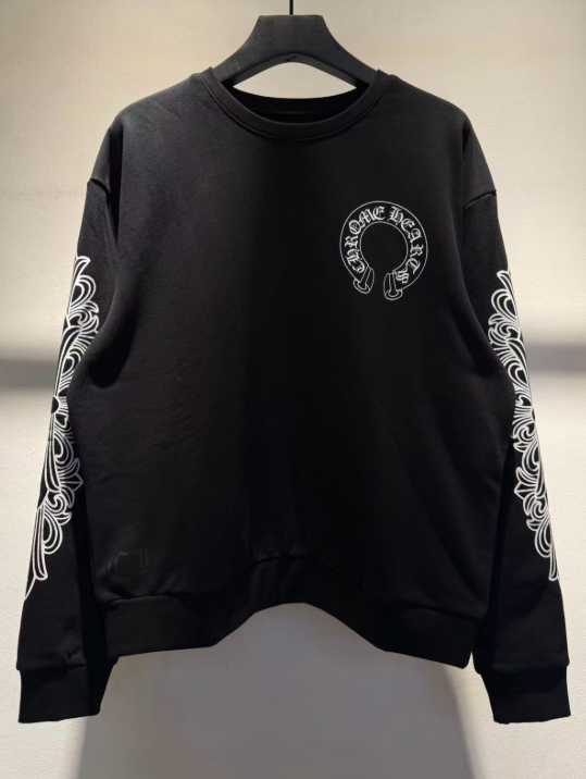 Chrome Hearts Sweater - Black with White Logo