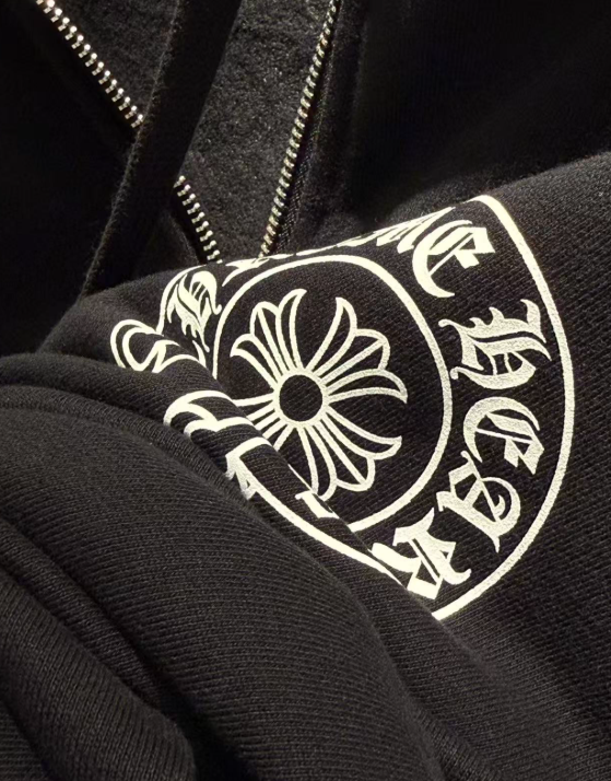 Chrome Hearts Zip-Up - Black