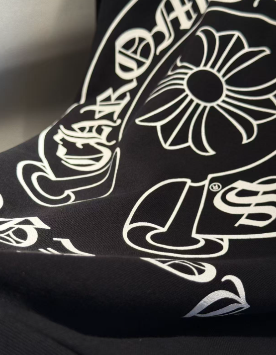 Chrome Hearts Sweater - Black with White Logo