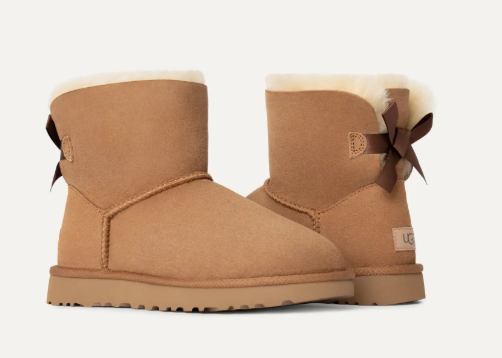 UGG Mini Bailey Bow - Chestnut