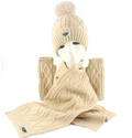 UGG Hat, Scarf & Glove Set - Beige