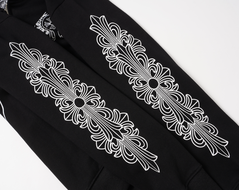 Chrome Hearts Zip-Up - Black