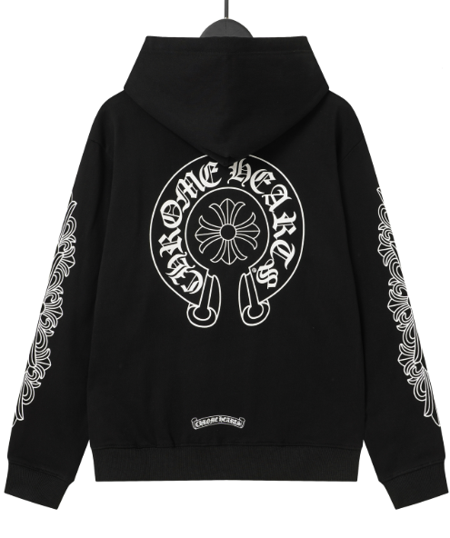 Chrome Hearts Zip-Up - Black