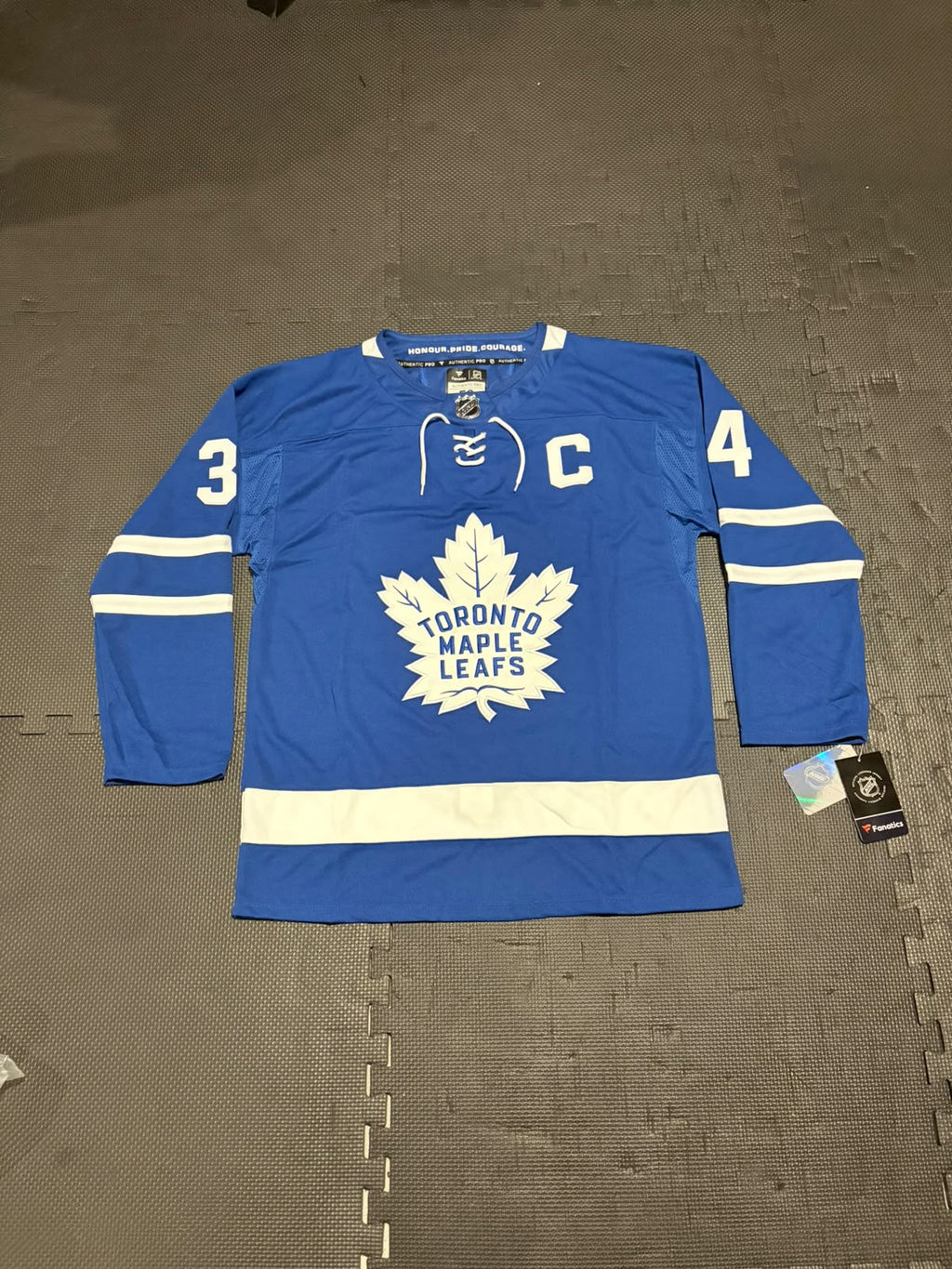 Auston Matthews #34 Toronto Maple Leafs Fanatics Premium Jersey - Blue
