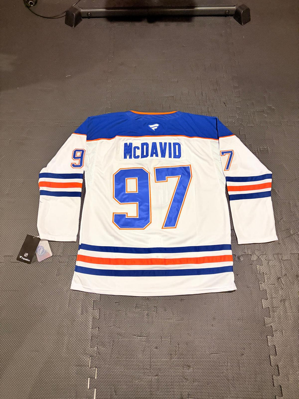 Connor McDavid #97 Edmonton Oilers Fanatics Premium Jersey - White