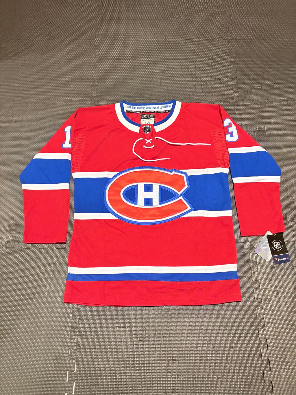 Cole Caufield #13 Montreal Canadiens Fanatics Premium Jersey - Red
