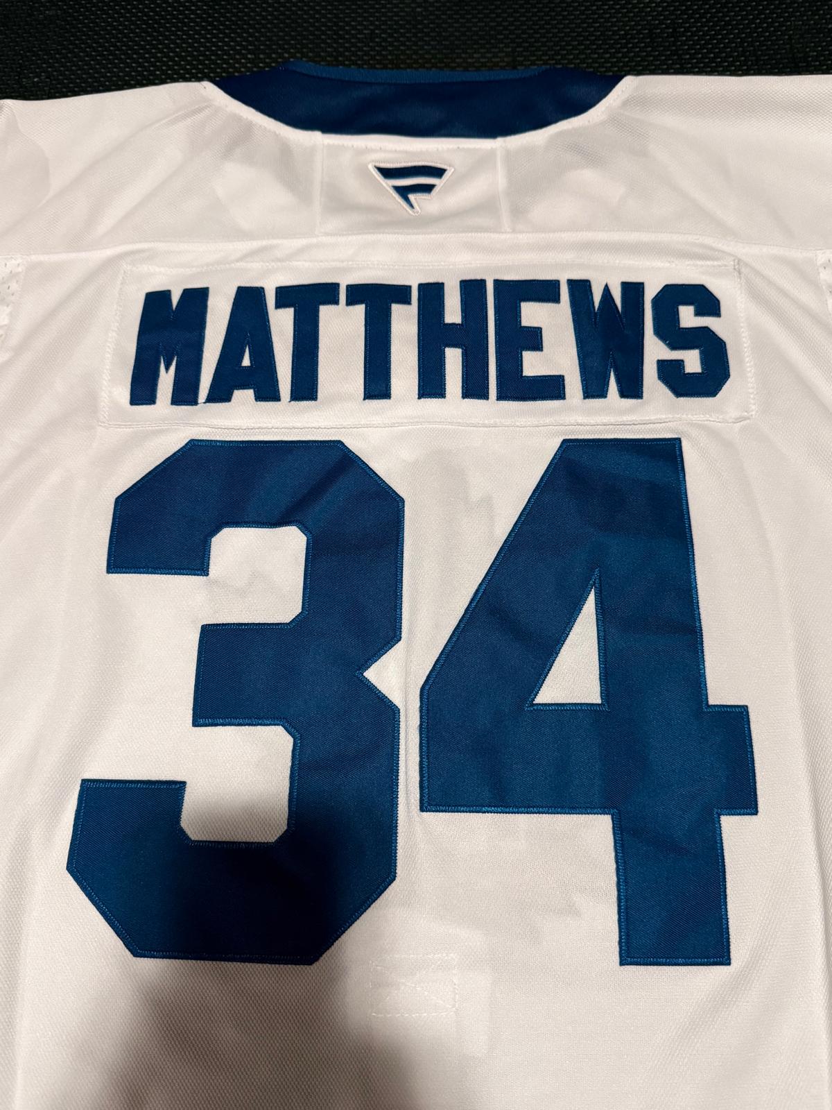 Auston Matthews #34 Toronto Maple Leafs Fanatics Jersey - White