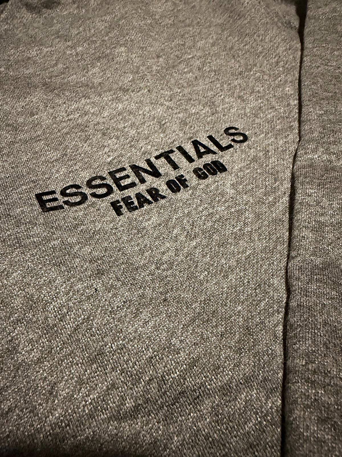 Fear of God Essentials Hoodie - Grey/Black