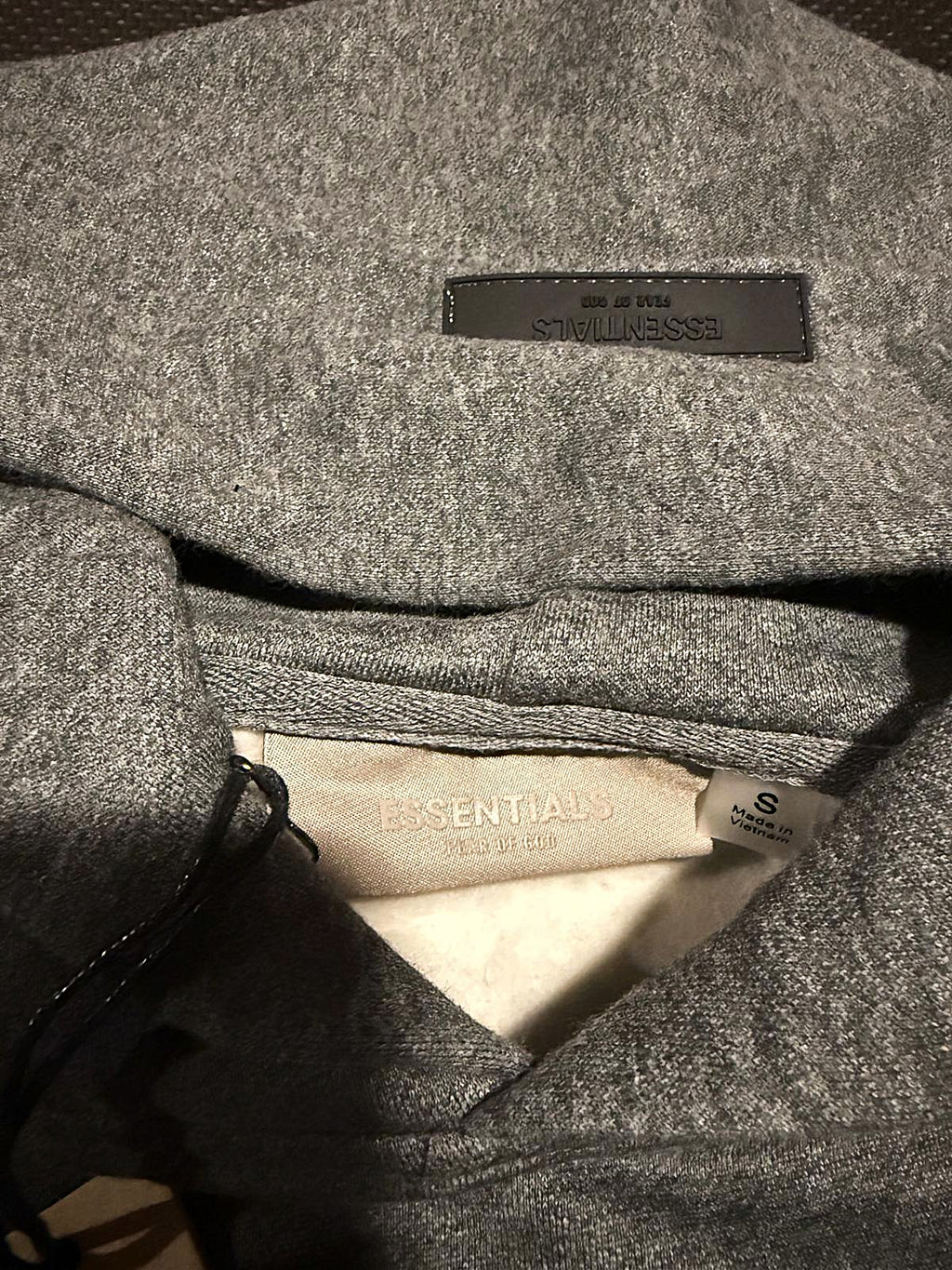 Fear of God Essentials Hoodie - Grey/Black