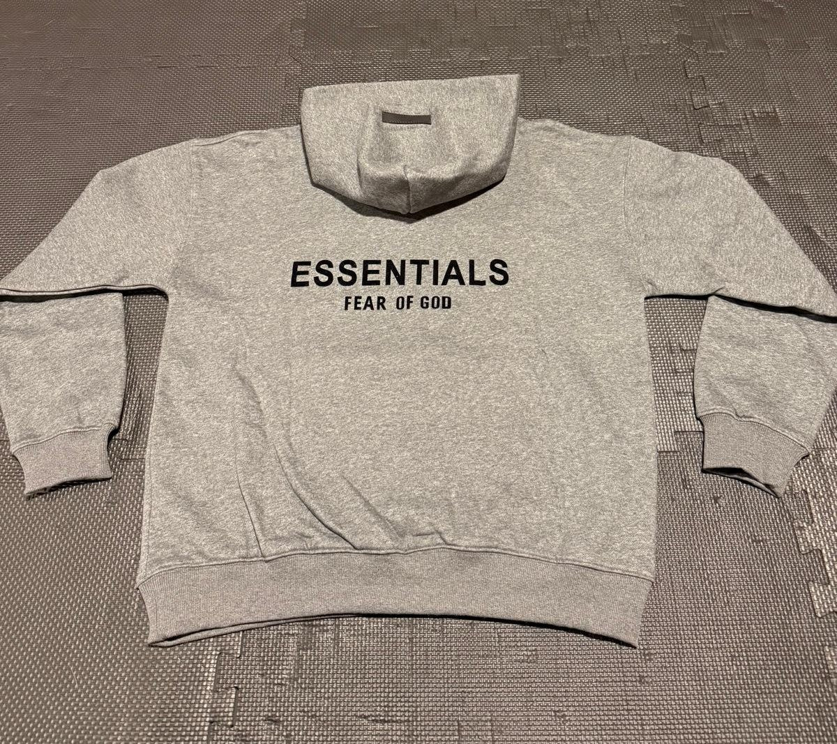 Fear of God Essentials Hoodie - Grey/Black