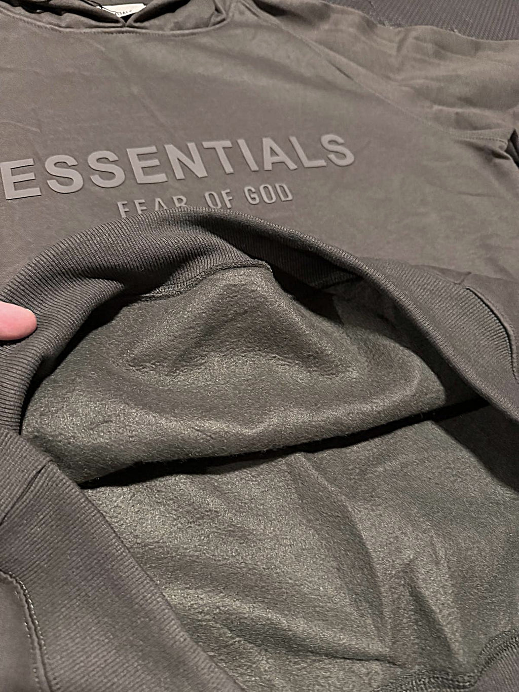 Fear of God Essentials Hoodie - Wood