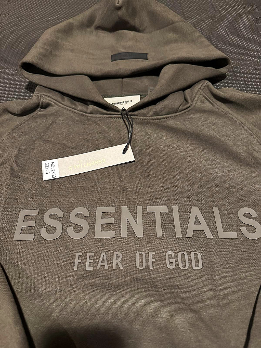Fear of God Essentials Hoodie - Wood