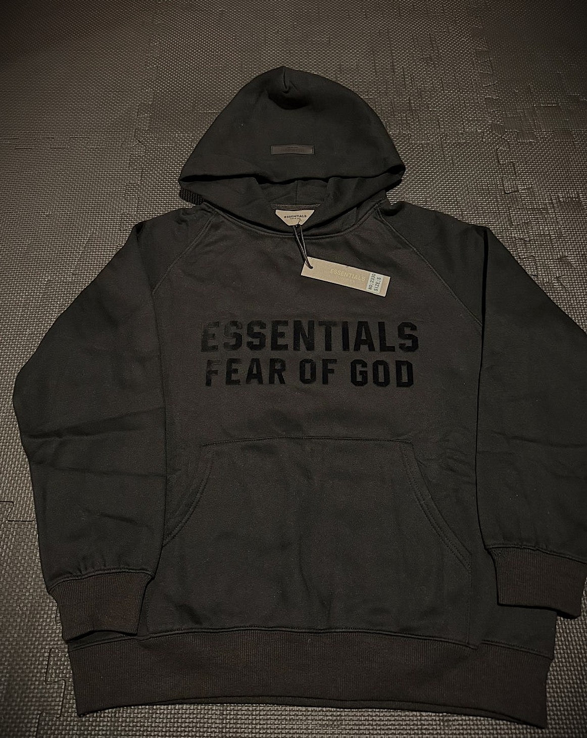 Fear of God Essentials Hoodie - Black/Black
