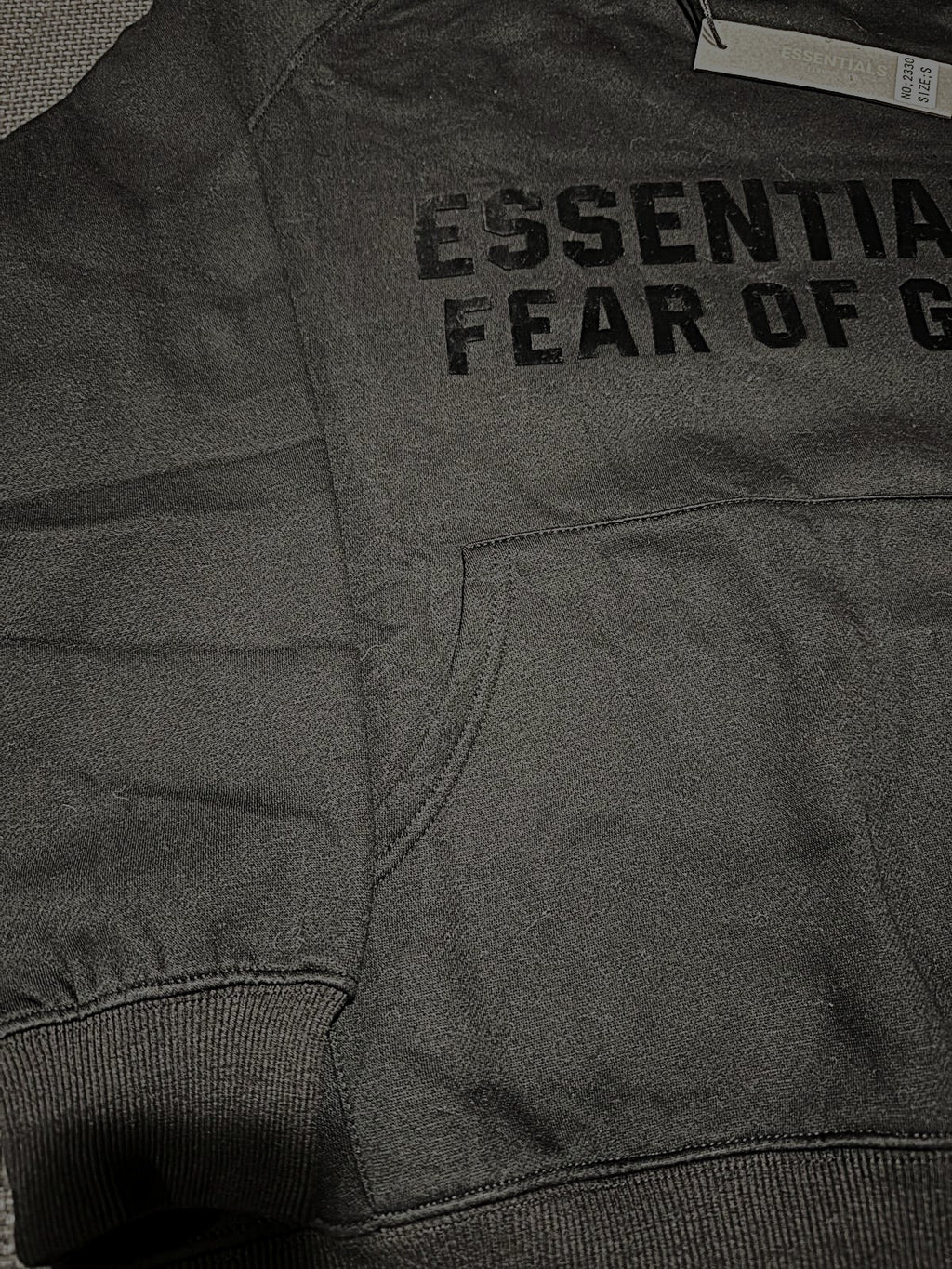 Fear of God Essentials Hoodie - Black/Black