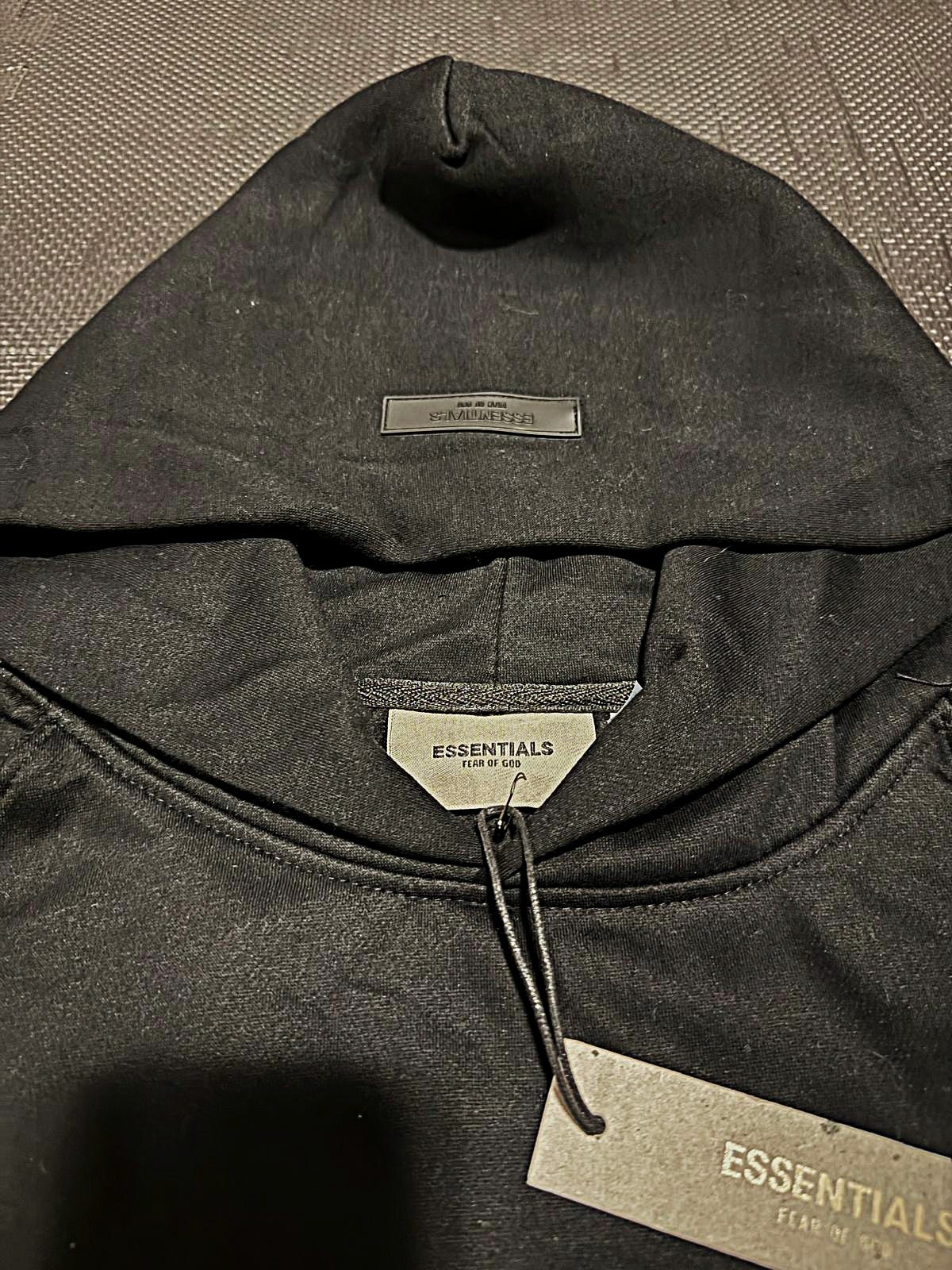 Fear of God Essentials Hoodie - Black/Black