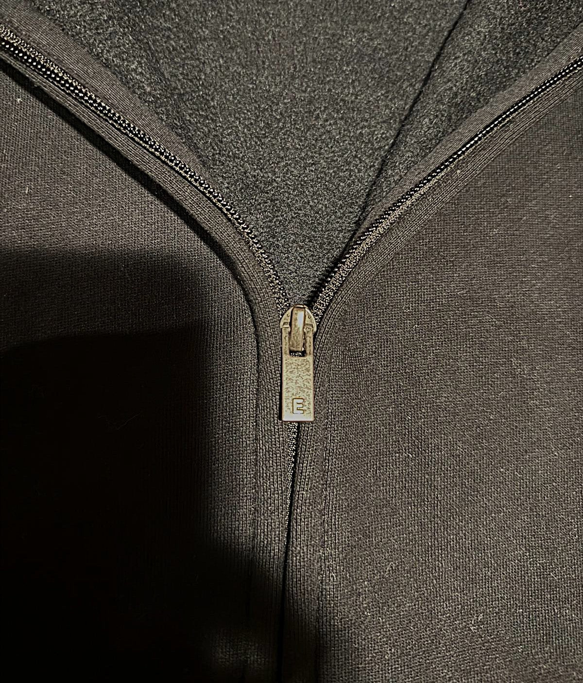 Fear of God Essentials Zip Up Hoodie - Black/Grey