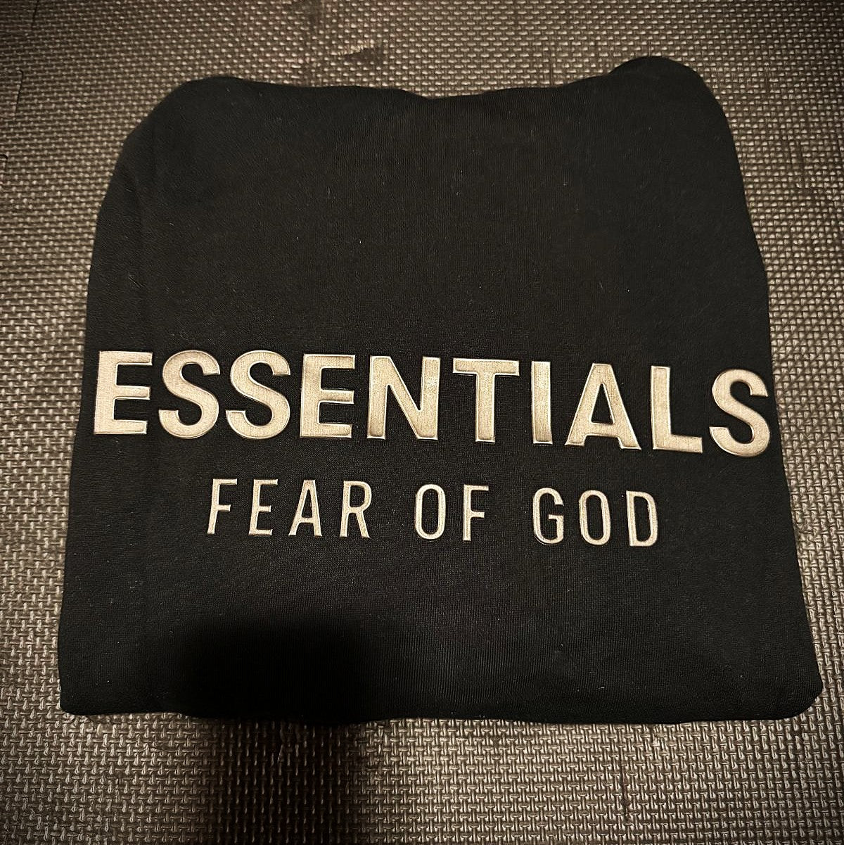 Fear of God Essentials Zip Up Hoodie - Black/Grey