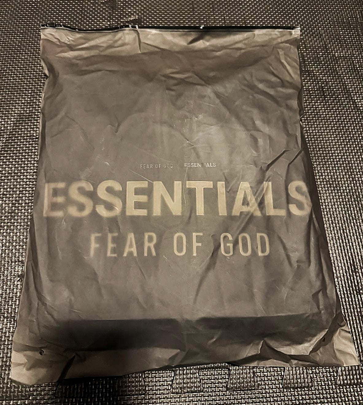 Fear of God Essentials Zip Up Hoodie - Black/Grey